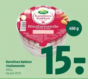 Karolines Køkken risalamande