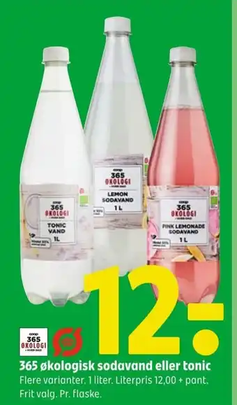 Coop 365 365 økologisk sodavand eller tonic tilbud