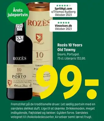 Coop 365 Rozès 10 Years Old Tawny tilbud