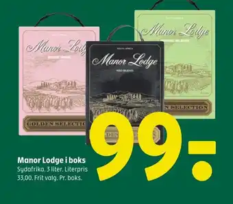 Manor Lodge i boks