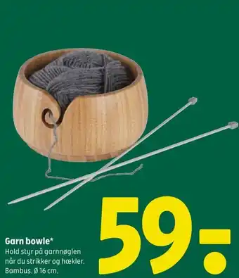Coop 365 Garn bowle tilbud