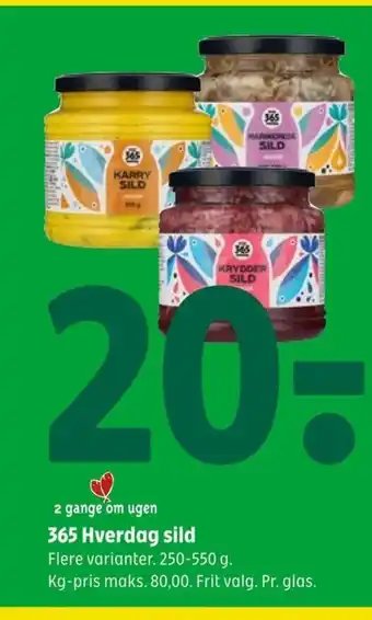 Coop 365 365 Hverdag sild tilbud