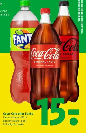 Coop 365 Coca-Cola eller Fanta tilbud