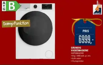 El-Salg Grundig vaskemaskine tilbud