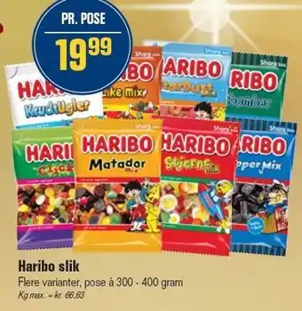 Otto Duborg Haribo slik tilbud