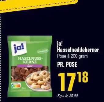 Otto Duborg Ja! hasselnøddekerner tilbud