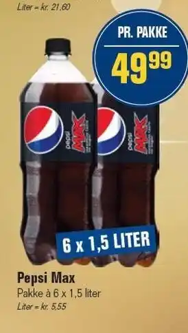 Otto Duborg Pepsi max tilbud