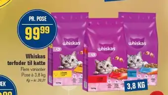 Otto Duborg Whiskas tørfoder til katte tilbud
