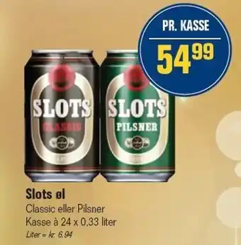 Otto Duborg Slots øl tilbud