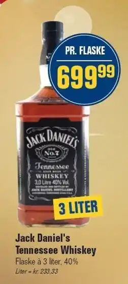 Otto Duborg Jack daniel's tennessee whiskey tilbud