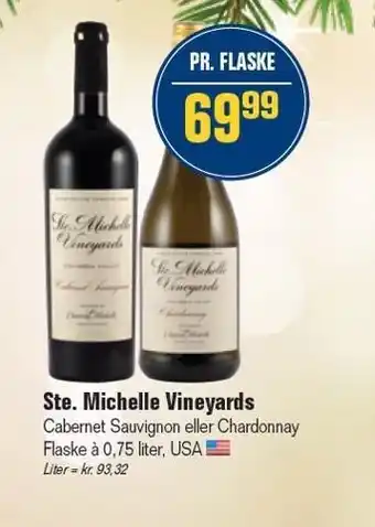 Ste. michelle vineyards