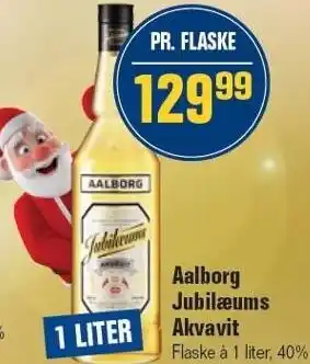 Otto Duborg Aalborg jubilæums akvavit tilbud