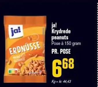 Otto Duborg Ja! krydrede peanuts tilbud