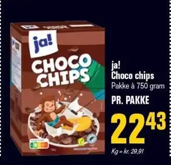 Otto Duborg Ja! choco chips tilbud
