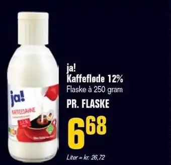 Otto Duborg Ja! kaffefløde 12% tilbud