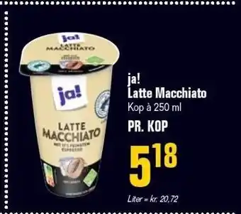Otto Duborg Ja! latte macchiato tilbud