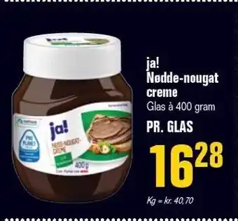 Otto Duborg Ja! nødde-nougat creme tilbud