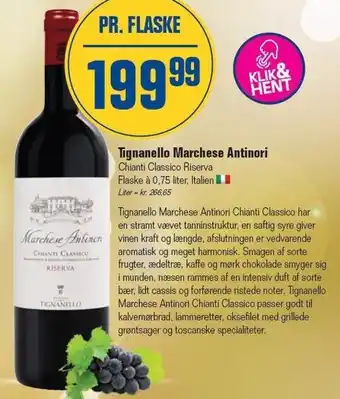 Otto Duborg Tignanello marchese antinori tilbud