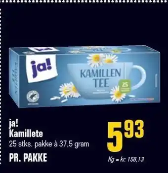 Otto Duborg Ja! kamillete tilbud