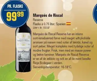 Otto Duborg Marqués de riscal tilbud