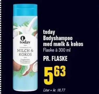 Otto Duborg Today bodyshampoo med mælk & kokos tilbud