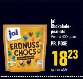 Otto Duborg Ja! chokoladepeanuts tilbud