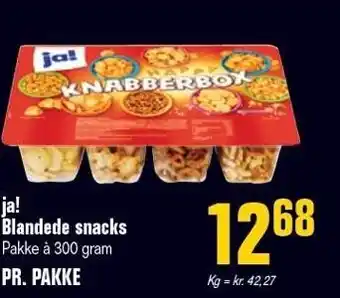 Otto Duborg Ja! blandede snacks tilbud