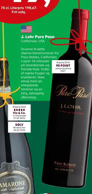 J. lohr pure paso