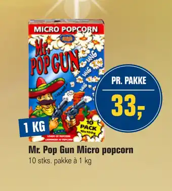 Otto Duborg Mr. pop gun micro popcorn tilbud