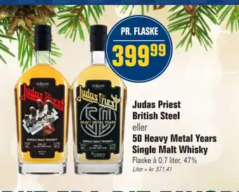 Otto Duborg Judas priest british steel eller 50 heavy metal years single malt whisky tilbud