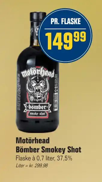 Motörhead bömber smokey shot