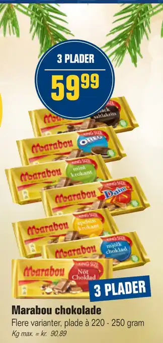 Otto Duborg Marabou chokolade tilbud