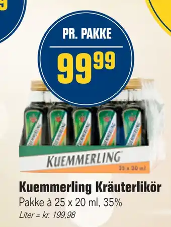 Otto Duborg Kuemmerling kräuterlikör tilbud