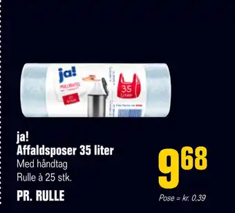 Otto Duborg Ja! affaldsposer 35 liter tilbud