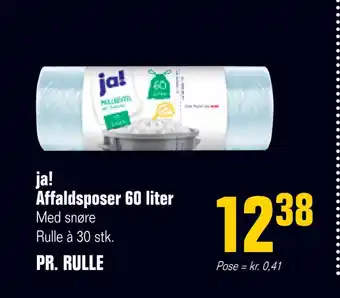 Otto Duborg Ja! affaldsposer 60 liter tilbud