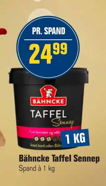 Otto Duborg Bähncke taffel sennep tilbud