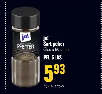 Otto Duborg Ja! sort peber tilbud