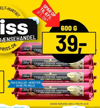 Priss Odense marcipan tilbud