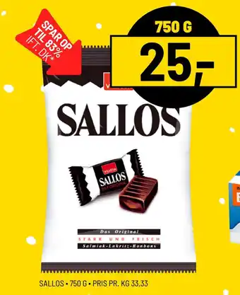 Priss Sallos tilbud