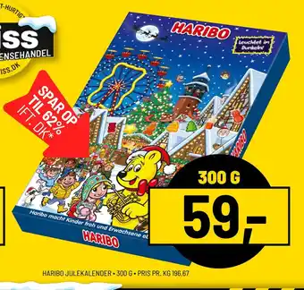 Priss Haribo julekalender tilbud