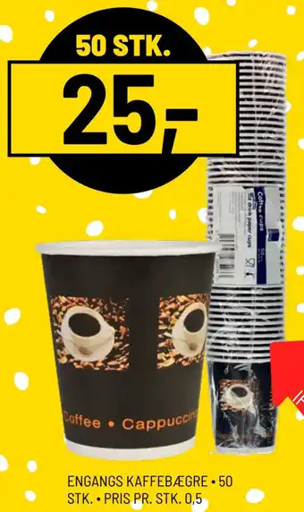 Engangs kaffebægre
