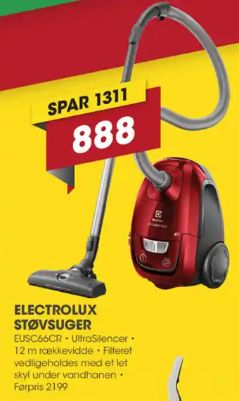 Electrolux Støvsuger EUSC66CR