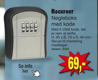 Harald Nyborg Nøgleboks med kode tilbud