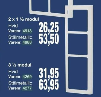 Harald Nyborg FUGA design ramme SOFT 63 tilbud