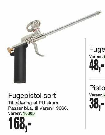 Harald Nyborg Fugepistol sort tilbud