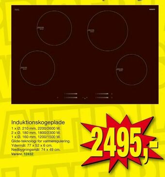 Harald Nyborg Induktionskogeplade tilbud