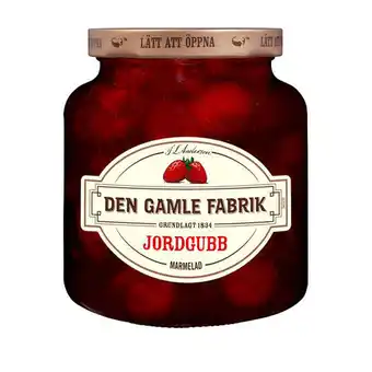 Motatos Den gamle fabrik - jordbærmarmelade tilbud