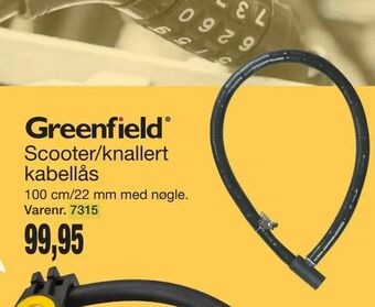 Harald Nyborg Scooter/knallert kabellås tilbud