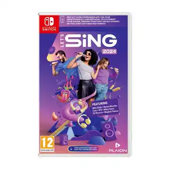 Let's sing 2024 + 2 mikrofoner (nintendo switch)