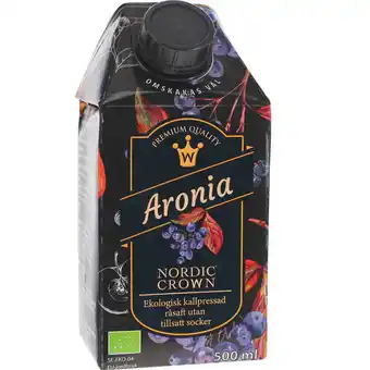 Nordiska nyttigheter | råsaft aronia | drikke > juice, smoothie & saft